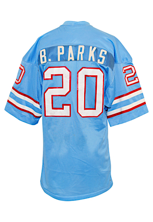 Circa 1974 Billy Parks Houston Oilers Game-Used Home Jersey