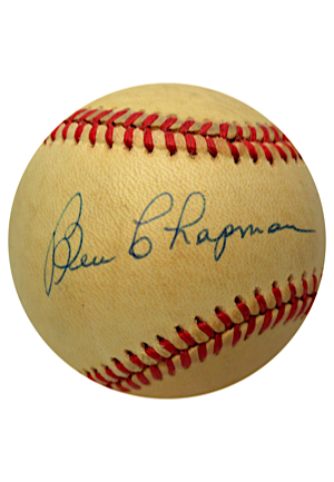 Ben Chapman Single-Signed OAL Baseball (JSA)