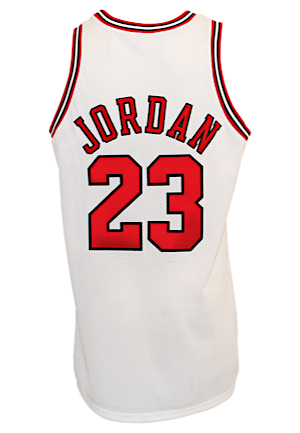 1997-98 Michael Jordan Chicago Bulls Game-Used Home Jersey (Championship Season • MVP Season)