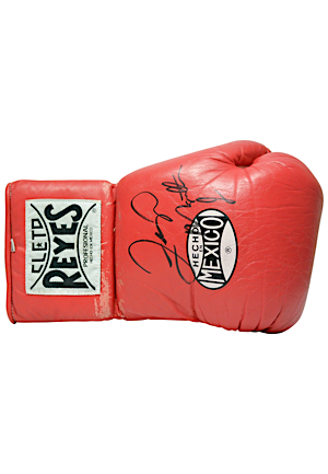 Floyd Mayweather Jr. Ring-Worn & Autographed Boxing Glove (Full JSA • Originally Sourced From Mayweather)