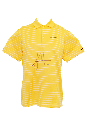 5/11/2007 Tiger Woods "Players Championship" Tournament-Worn & Autographed Golf Polo (JSA • UDA 1 of 1)