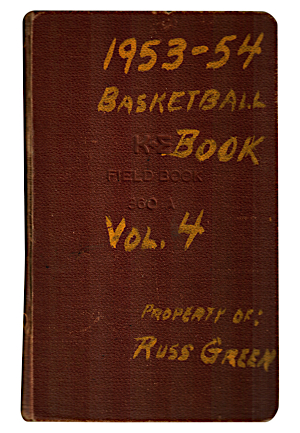 1953-54 University of Kentucky Basketball Team Signed Scrapbook w/ Ticket Stubs, Newspaper Clippings & More From The Collection Of Lou Tsioropouloss
