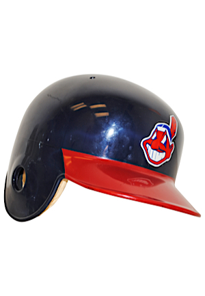 Jim Thome Cleveland Indians Game-Used Helmet (Team Stamp)