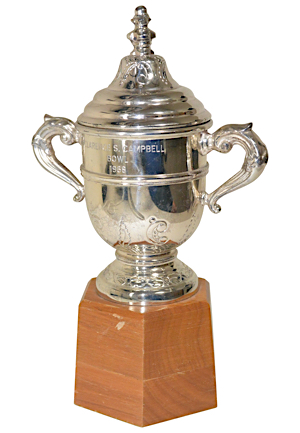 1983-84 Edmonton Oilers Clarence Campbell Bowl Championship Trophy Presented To Owner Peter Pocklington (Pocklington LOA)