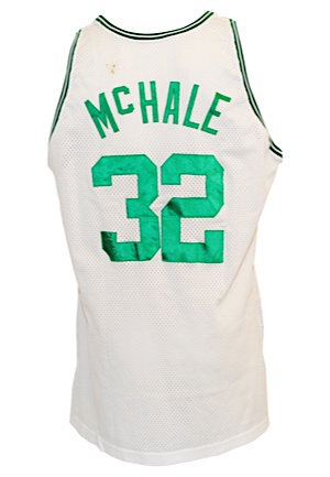 1992-93 Kevin McHale Boston Celtics Game-Used & Autographed Jersey (JSA)