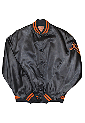 1950s New York Giants Player-Worn Jacket Attributed To Willie Mays