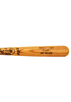 Dwight "Doc" Gooden New York Mets Game Ready & Autographed Bat (JSA)
