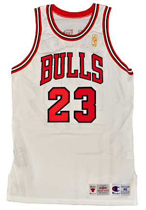 1996-97 Michael Jordan Chicago Bulls Autographed Pro Cut Home Jersey (JSA • UDA)
