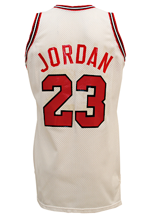 1987-88 Michael Jordan Chicago Bulls Game-Used Home Uniform (2)(League MVP Season)