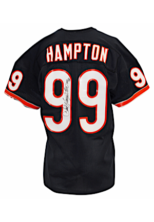1984-87 Dan Hampton Chicago Bears Game-Used & Autographed Home Jersey (JSA)