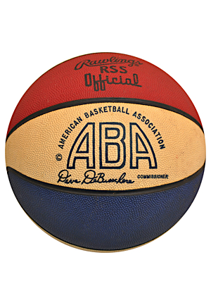 1975-76 ABA San Diego Sails Game-Used Dave DeBusschere Basketball (Lee Davis LOA • ABA Final Season)