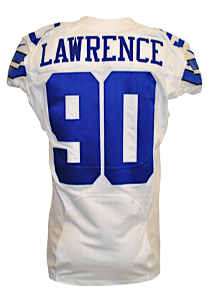 12/7/2015 DeMarcus Lawrence Dallas Cowboys Game-Used Home Jersey (Panini • Cowboys LOA • Photo-Matched • First Career Multi-Sack Game)