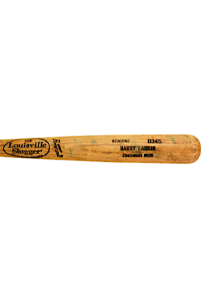 2003-04 Barry Larkin Cincinnati Reds Game-Used Bat (PSA/DNA GU 10)