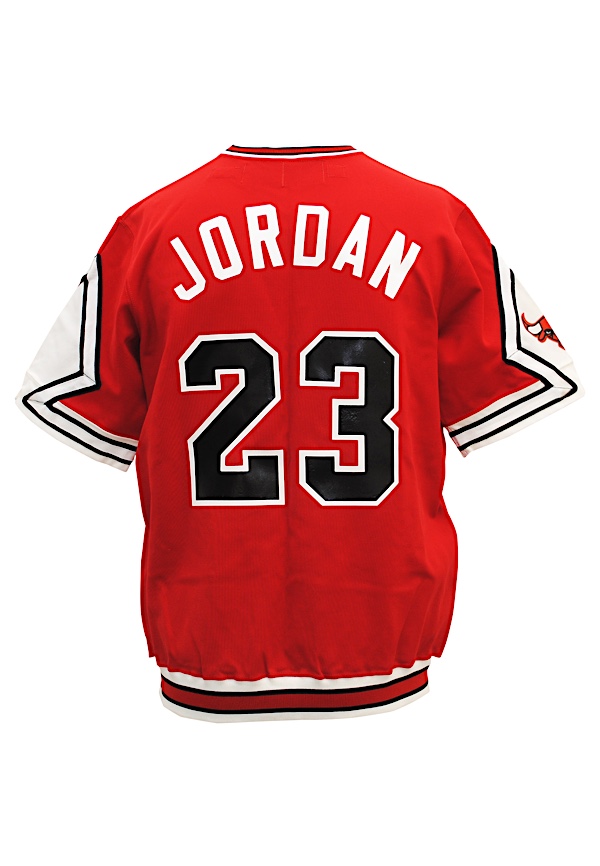 Lot Detail - 1987 Michael Jordan Game Used Chicago Bulls Shooting Shirt  (Sports Investors Authentication)