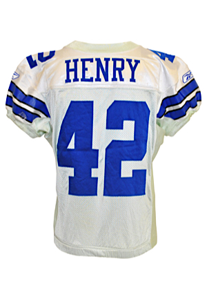 Late 2000s Cory Procter & Anthony Henry Dallas Cowboys Game-Used Home Jerseys (2)(Repairs • Steiner • Prova Group)