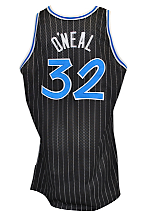 1995-96 Shaquille ONeal Orlando Magic Game-Used Road Jersey