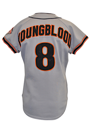 1984 Joel Youngblood San Francisco Giants Game-Used Road Jersey (All-Star Patch • Team Stamp)