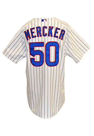 2004 Kent Mercker Chicago Cubs Game-Used Home Jersey