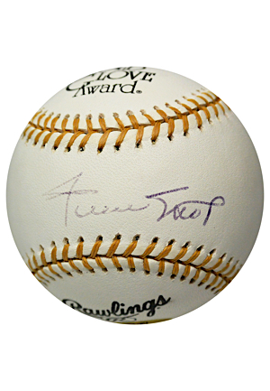 Willie Mays Single-Signed Rawlings Baseball (JSA)