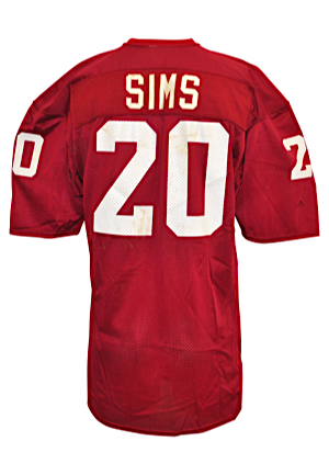 1976-79 Billy Sims Oklahoma Sooners Game-Used Home Jersey (Unwashed • Possible Heisman Trophy Season • Graded A10)