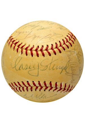 1964 New York Mets Team-Signed ONL Baseball (JSA)