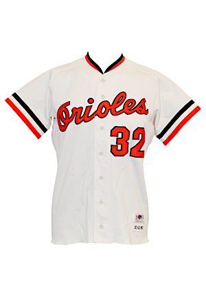 1980 Steve Stone Baltimore Orioles Game-Used Home Jersey (Cy Young Award Season)
