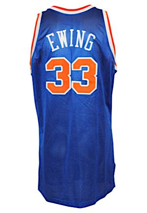 1992-93 Patrick Ewing New York Knicks Game-Used Road Jersey