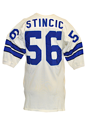 Early 1970s Tom Stincic Dallas Cowboys Game-Used Home Durene Jersey (Bobby Franklin Collection) 