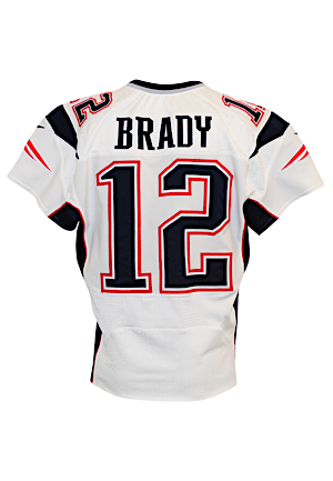 2013 Tom Brady New England Patriots Game-Used Home Jersey (Originally Sourced From Bradys Agent • Recipient LOP)