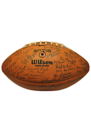 1960 College All-Stars Team-Signed Football (JSA • Bobby Franklin Collection)