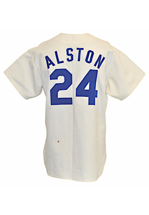 1973 Walter Alston Los Angeles Dodgers Manager-Worn Home Jersey (Perfect Example)
