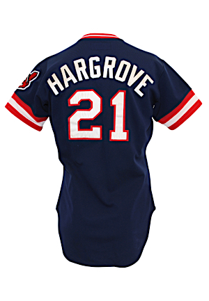 1980 Mike Hargrove Cleveland Indians Game-Used Home Jersey