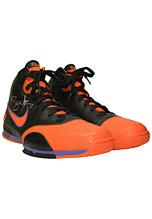 Steve Nash Phoenix Suns Player Exclusive Dual Autographed Sneakers (JSA • Steve Nash Foundation LOA)