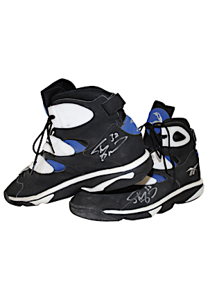 Shaquille ONeal Orlando Magic Game-Used & Dual Autographed Sneakers (JSA)