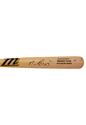 2015 Nelson Cruz Seattle Mariners Game-Used & Autographed Bat (JSA • PSA/DNA • MLB Authenticated)