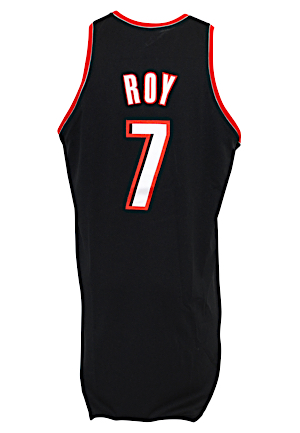 2006-07 Brandon Roy Portland Trail Blazers Rookie Game-Used Road Jersey (ROY Season)
