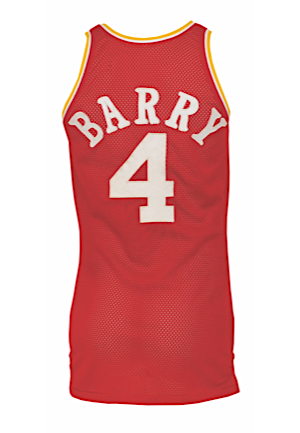 Circa 1979 Rick Barry Houston Rockets Game-Used Road Uniform (2)