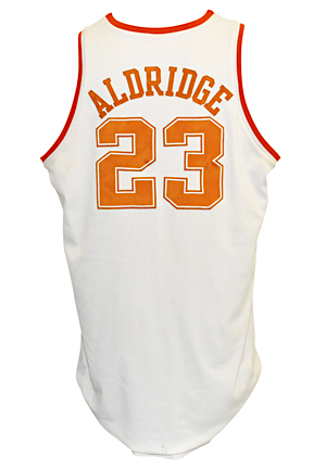 Circa 2005 LaMarcus Aldridge Texas Longhorns Game-Used & Autographed Home Jersey (Personally Gifted To Our Consignor From Aldridge)