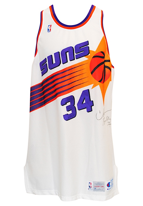Charles Barkley 1992-93 Signed Game Used Phoenix Suns Champion