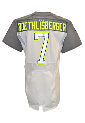 2015 Ben Roethlisberger Pittsburgh Steelers AFC Pro-Bowl Game-Issued Jersey (PSA/DNA)