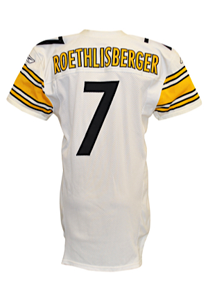 2006 Ben Roethlisberger Pittsburgh Steelers Game-Used Road Jersey