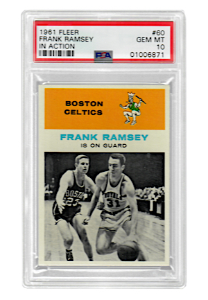 1961 Fleer Frank Ramsey #60 (PSA Graded GEM MT 10 • Pop 1)
