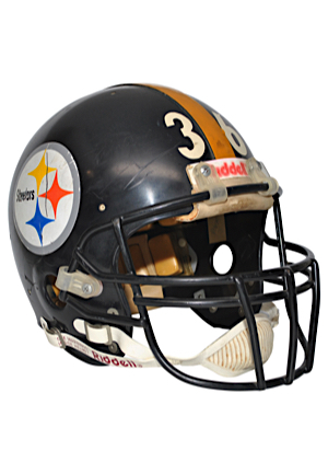 Circa 1982 Guy Ruff Pittsburgh Steelers Game-Used Helmet Autographed By Terry Bradshaw (JSA • PSA/DNA)