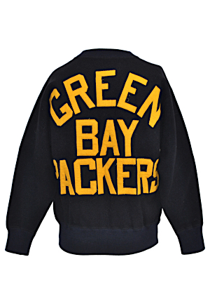 Circa 1946 Herman Rohrig Green Bay Packers Sideline Worn Team Sweater (Family Provenance)