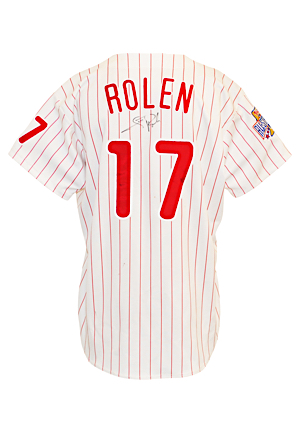 1996 Scott Rolen Philadelphia Phillies Game-Used & Autographed Rookie Home Jersey (JSA • All-Star Game Patch)