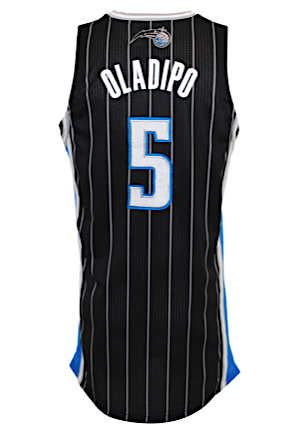 2013-14 Victor Oladipo Orlando Magic Game-Used Rookie Alternate Jersey (Silver Anniversary Patch)