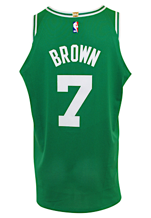 2017-18 Jaylen Brown Boston Celtics Game-Used Road Jersey