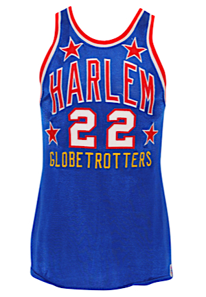Late 1960s Curly Neal Harlem Globetrotters Game-Used Durene Jersey (Graded 10 • Beautiful Condition)