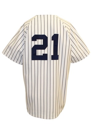 1998 Paul ONeill NY Yankees Game-Used Home Pinstripe Jersey (World Series Championship Season)