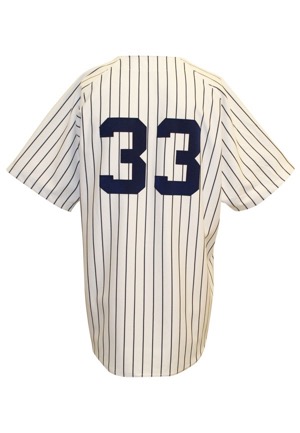 1998 David Wells NY Yankees Game-Used Home Pinstripe Jersey (Perfect Game & World Series Championship Season)